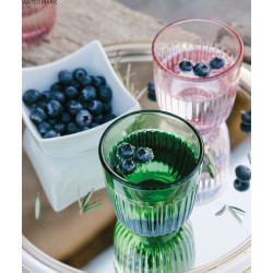 Ouessant Szklanka Różowa 240 ml