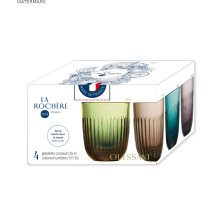 Ouessant Szklanki Kolorowe 4 szt. 240 ml