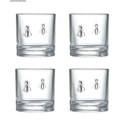 Abeille Szklanki do Whisky 4 szt. 300 ml