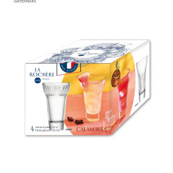 Calanques Szklanki 4 szt. 200 ml