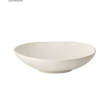 Abeille Talerz Głęboki Ceramiczny Kremowy