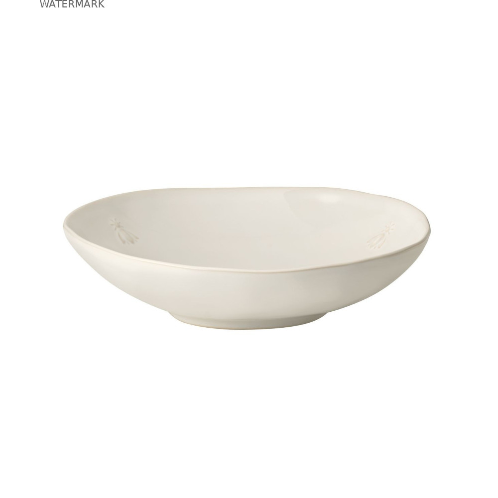 Abeille Talerz Głęboki Ceramiczny Kremowy
