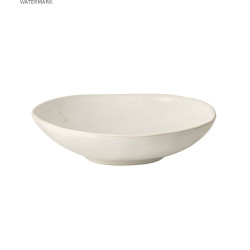 Abeille Talerz Głęboki Ceramiczny Kremowy