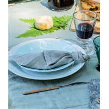 Abeille Talerz Głęboki Ceramiczny Błękitny