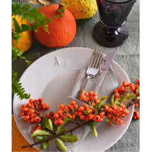 Abeille Talerz Obiadowy Ceramiczny Kremowy