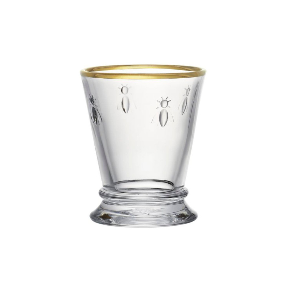 Abeille Szklanki ze Złotą Obwódką 4 szt. 250 ml