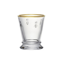 Abeille Szklanki ze Złotą Obwódką 4 szt. 250 ml