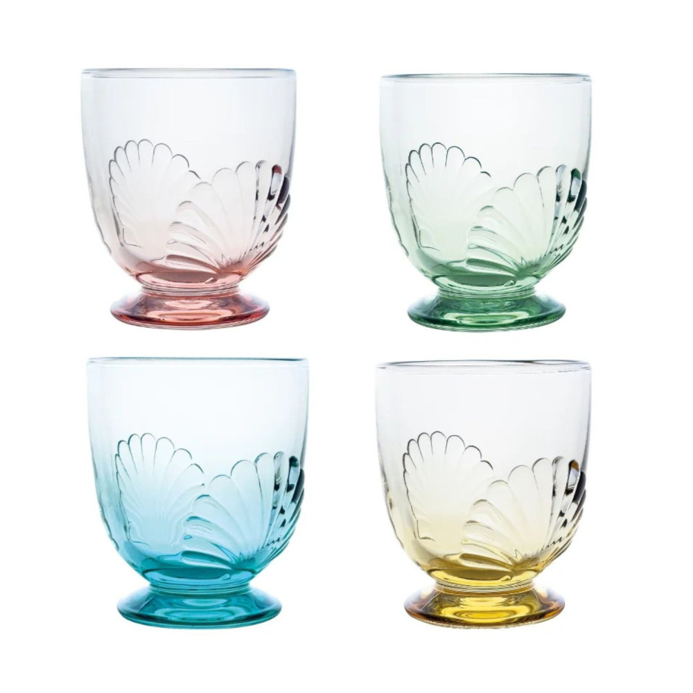 Belle-ile Szklanki Kolorowe 250 ml, 4 szt.